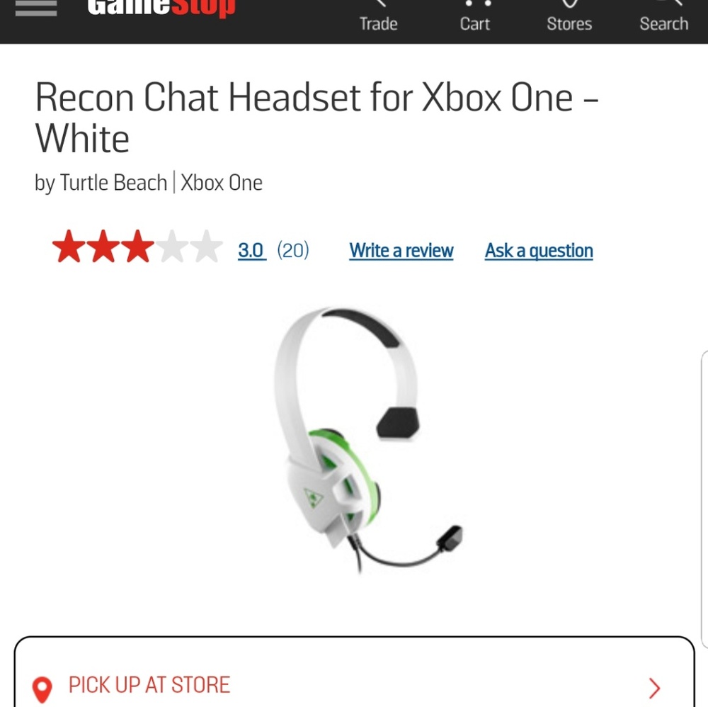 Headset for xbox one. Used a couple times. ❤offers